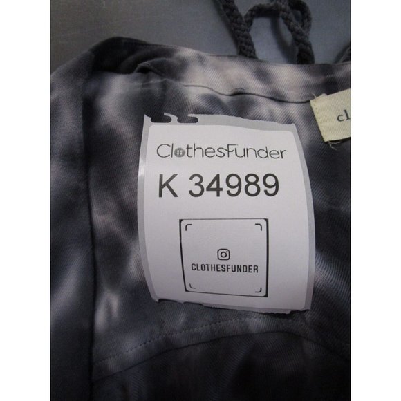 Cloth & Stone Romper Medium Tie Dye Wrap Belted Waist Tie Knit Preppy - Picture 13 of 13